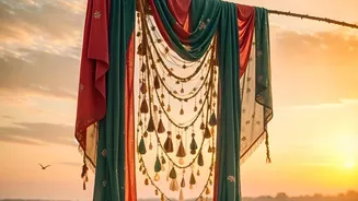 Upcycled Saree Window Drapes Offer Custom Handcrafted Alternatives To Standard Commercial Apartment Curtains