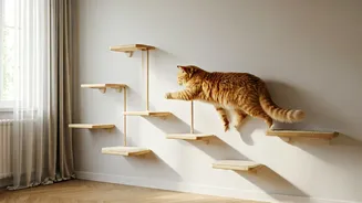 Build Multi-Level Wall Steps To Save Bored Apartment Cats