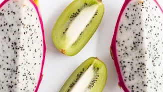Kiwi v/s dragon fruit: Which has more vitamin C?