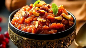 Cardamom and Nuts Finish This Simple Sawan Aloo Halwa