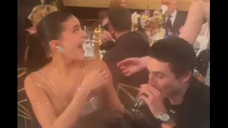 Ella Fanning Interrupts Kylie Jenner, Timothee Chalamet’s PDA At Golden Globes | WATCH