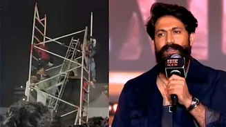 Sound system collapses at 'Toxic' event in Hyderabad, 2 injured