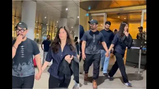 Aamir Khan-Gauri Spratt Walk Hand-In-Hand At Airport, Serve Major Couple Goals Ahead Of July Wedding