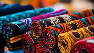 How Africa's ankara fabric is inspiring modern art