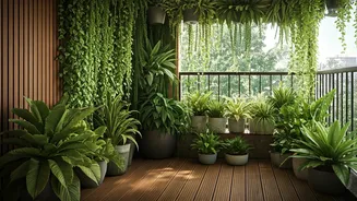 Transform Small Apartment Balconies Into Dense Vertical Biophilic Jungles