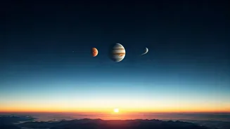 Point Telescope Gear To Western Horizon For Rare Triple Alignment