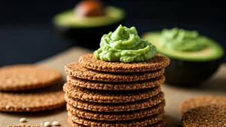 Crispy Ragi Crackers With Avocado Is Ultimate Healthy Snack