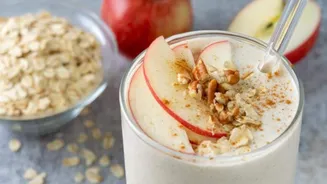 Apple oat smoothies: A healthy breakfast option