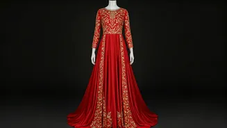 Priyanka Chopra's Diwali Glamour: A Red Gown Revelation!
