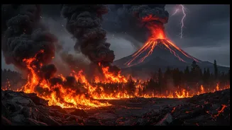Wildfires And Volcanoes: the facts, practical impact and remaining questions