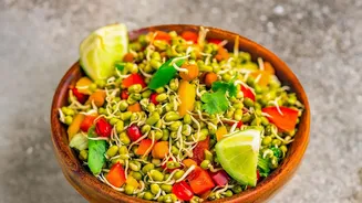 How To Prep A High-Protein Sprout Salad In Minutes Before Heading Out To Work