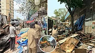 BMC Removes 40 Encroachments In South Mumbai During Anti-Hawker Drive
