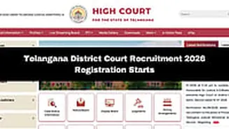 Telangana District Court Recruitment 2026: Application Process Starts At tshc.gov.in; Check Details Here