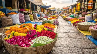 Major flower markets combine wholesale trade with striking early-morning colour Puts Working markets differ from curated floral attractions In Focu...