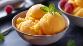 Sorbet lovers, here's a refreshing breakfast idea