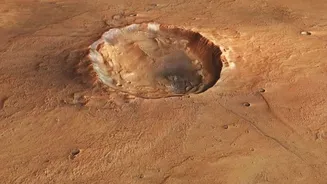 Missão da NASA revela novidades sobre crateras de Marte