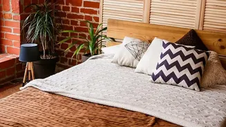 Decorate rental bedrooms without damage