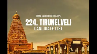 Tirunelveli Candidates 2026: Full List of Contestants from Tirunelveli Assembly Constituency in Tamil Nadu Election