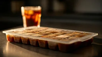 Turn Leftover Filter Coffee Into Golden Ice Cube Magic