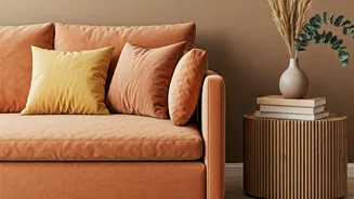 Linen And Warm Colours Are Home Decor Goals