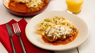Bife à parmegiana sem fritura