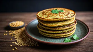 Moong Pancakes Make Protein Taste Homely