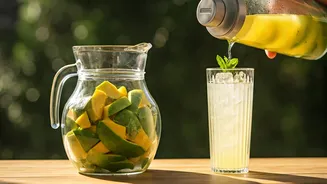 Tangy Green Mango Chunks Make Best Chilled Summer Mocktails