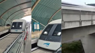 Japan's 310mph Maglev train leaves spectators astonished