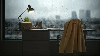 The Perfect Office Look For Rainy Days