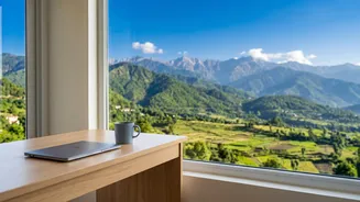 Workation Hostels In Bir Billing Provide Co Working Desks For Remote Tech Industry Staff