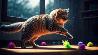 Cats Have Entered Their Monsoon Play Era