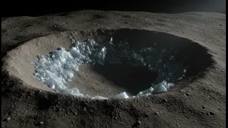 Moon Water Ice Could Become A Key Factor In Future Base Planning