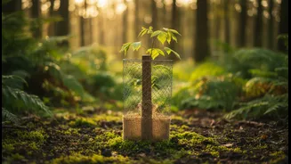 Saplings need watering, protection and multi-year care: a key limit for Harela's Sapling Drive