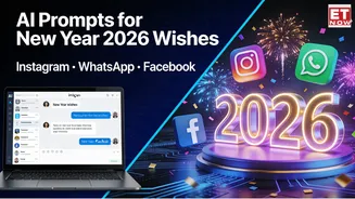 Happy New Year 2026: AI Prompts to Create Personalized New Year Wishes to Share on Instagram, WhatsApp & Facebook