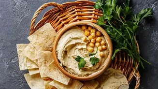 Try this creamy chickpea artichoke dip