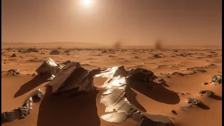 The Shine On Mars Comes From Geology And Lighting, Not Alien Metal