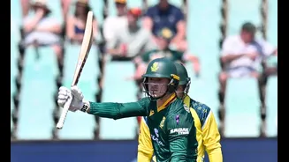 Matthew Breetzke records his second ODI hundred in series opener against Australia