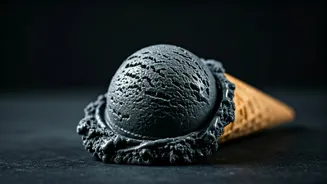 Black Charcoal Almond Ice Cream Sells Out In Record Time
