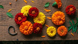 Upcycled Temple Marigold Floral Workshops Gain Popularity Among Young Groups