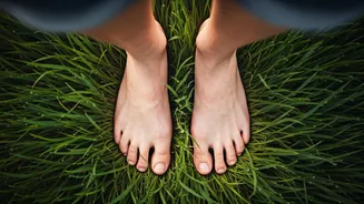 Walk Barefoot Outdoors For Five Minutes To Correct Your Posture