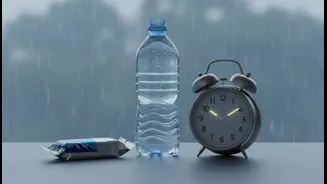 Heavy Rain Means Check Water, Food And Rest