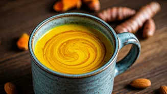 This Fresh Turmeric Almond Milk Drink Boosts Monsoon Immunity Instantly