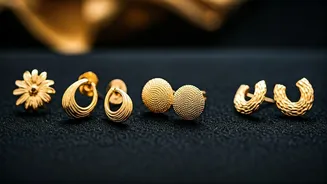 Affordable Gold Earring Designs for Dhanteras