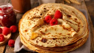 5 minute millet crepes for busy mornings