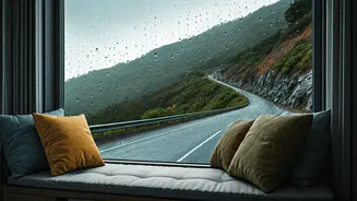Rainy Window Seats Beat Risky Hill Drives