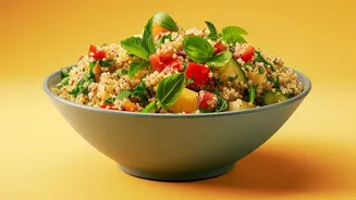 Tired Of Plain Salads: Try Nutty Quinoa With Cucumber Tomatoes And Lemon Dressing