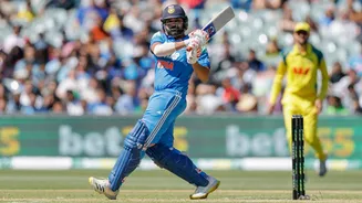 Rohit Sharma sets records with 73 against Australia in Adelaide