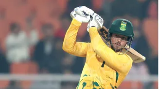 Quinton de Kock equals this T20I record of Pooran, Buttler