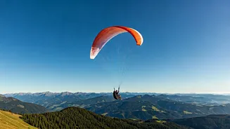 73-Year-Old Woman's Serene Paragliding Flight Captivates Internet