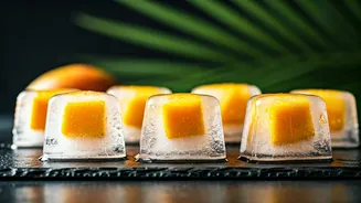 Upgrade Your Monsoon Drinks With Coconut Mango Ice Cubes